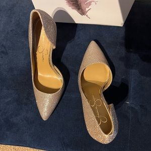 Jessica Simpson Gold Heals
